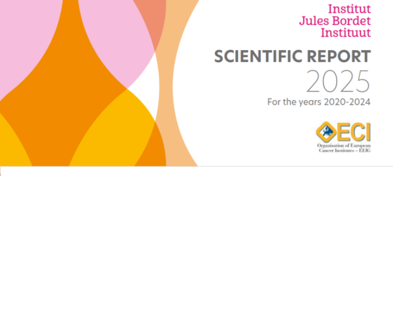 Le rapport scientifique de l’Institut Bordet est publié!